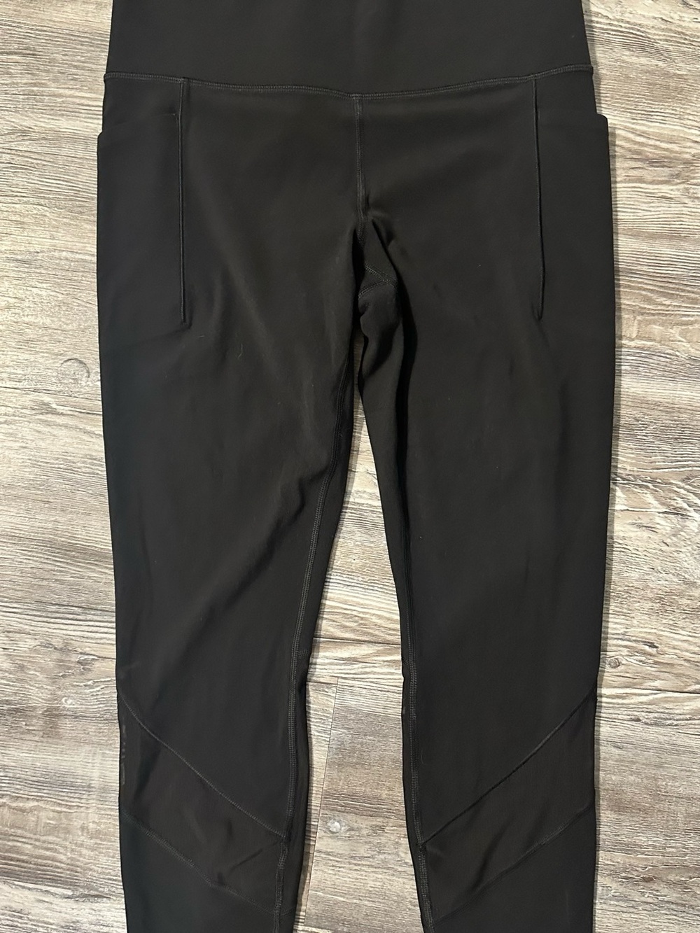 Athleta Salutation Stash Mesh Tight Leggings Black Medium